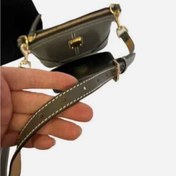 Dooney & Bourke mini domed grey satchel grey shoulder bag - Picture 5 of 9